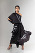 Gather Cowl Skirt & Off Shoulder Top